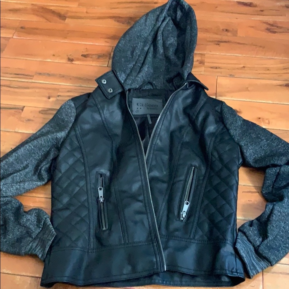 Leather jacket